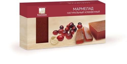 №2 Мармелад пластовый 210г клюквенный в Белебее