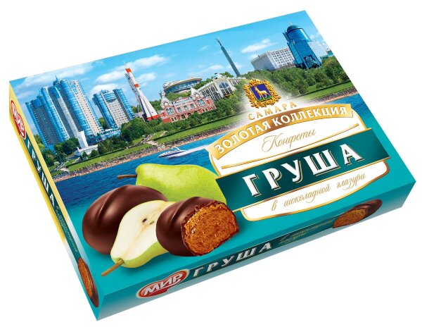 №2 КФ МИР Груша в шоколадной глазури 160г  в Белебее