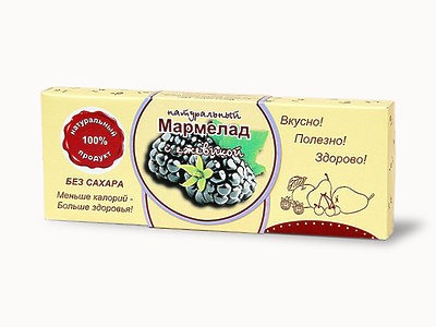 №2 Мармелад натуральный "Ежевика" 140г в Белебее