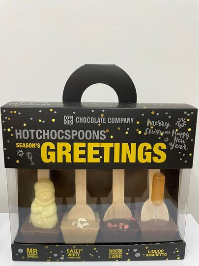  TM LORD Набор шоколадных ложек «SEASON`S GREETINGS» (4 ложки по 50 гр), 200гр в Белебее